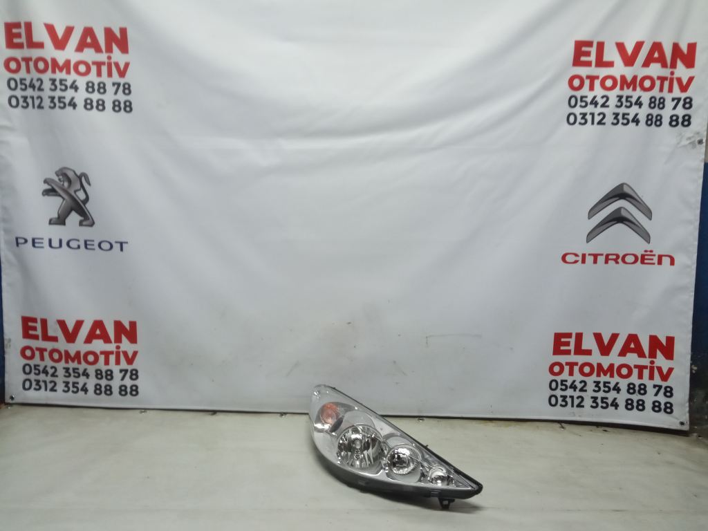 Peugeot 206+ Sağ Far Sıfır Yan Sanayi