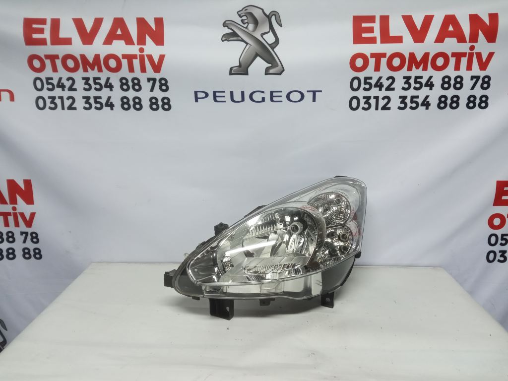 Peugeot Partner Tepee Orjinal Ucu Yuvarlak Sol Far