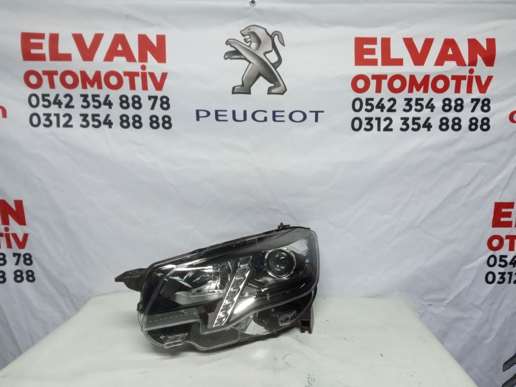 Peugeot Rİfter Orjinal Sol Far Mercekli Yeni Model