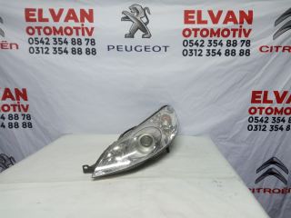 Peugeot 407 Sw Orjinal Mercekli Sol Far