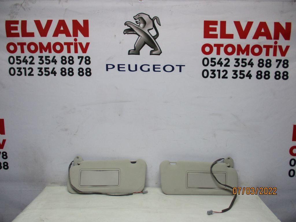 PEUGEOT 307 GÜNEŞLİK TAKIMI